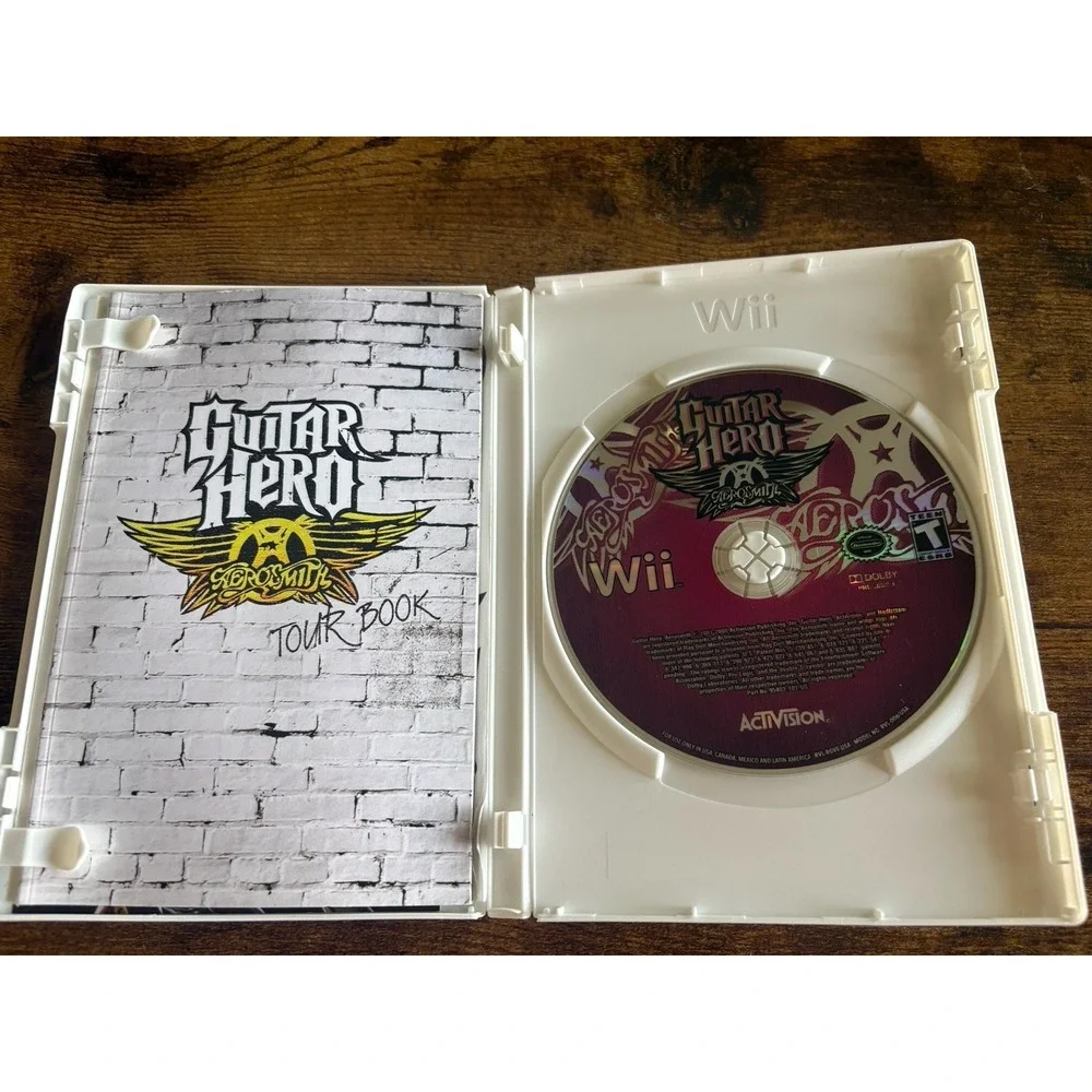Guitar Hero: Aerosmith Nintendo Wii Video Game CIB Complete In Box With Manual